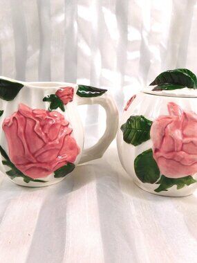 Pacific Rim Sugar Bowl and Creamer Set # 27056